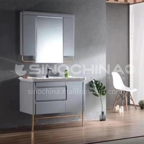 80CM Simple Modern Bathroom Cabinet PVC Bathroom Cabinet 60904